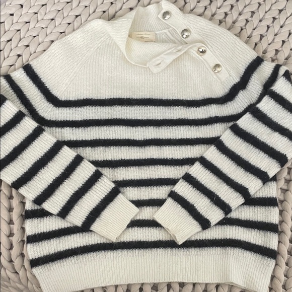 Striped Turtleneck Sweater - Picture 2 of 7